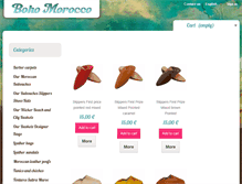 Tablet Screenshot of boho-morocco.com